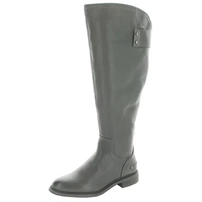 Franco Sarto Henrietta Womens Wide Calf Leather Riding Boots In Multi