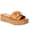 Franco Sarto Hoda Platform Wedge Slide Sandal
