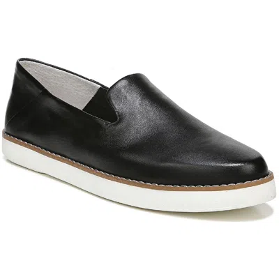 Franco Sarto Iconic Womens Padded Insole Slip On Loafers In Black