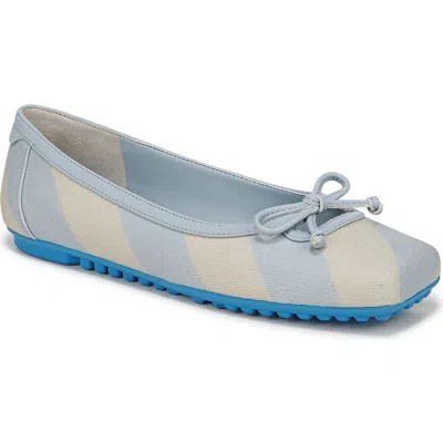 Franco Sarto Imara Square Toe Ballet Flat In Blue