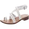 Franco Sarto Ina 2 Ankle Strap Sandals In White