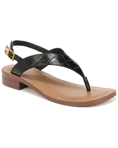Franco Sarto Iris Leather Sandal In Black