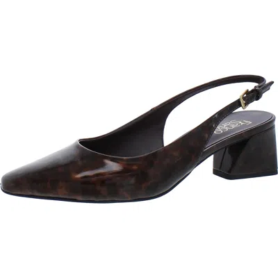 Franco Sarto Jacer Womens Comfort Insole Buckle Slingback Sandals In Multi