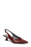 Franco Sarto Jaden Pointed Toe Slingback Pump In Red