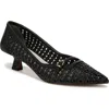 Franco Sarto Janessa Kitten Heel Pump In Black