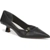 Franco Sarto Janessa Kitten Heel Pump In Black/black