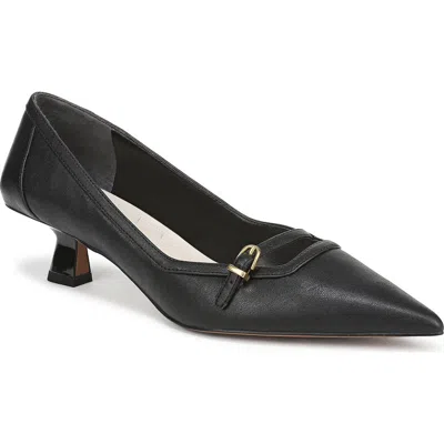 Franco Sarto Janessa Kitten Heel Pump In Black/black