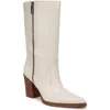 Franco Sarto Jaxon Pointed Toe Boot In White