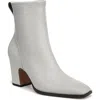 Franco Sarto Jayton Square Toe Bootie In White