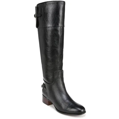 Franco Sarto Jazrin Womens Leather Wide Calf Knee-high Boots In Multi