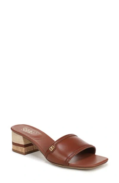 Franco Sarto Kaori Block Heel Sandal In Brown