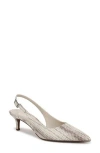 Franco Sarto Kate Slingback Kitten Heel Pump In Grey