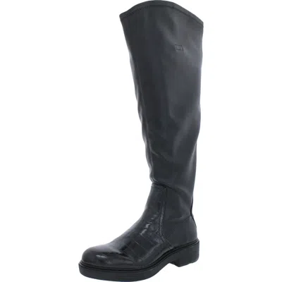 Franco Sarto Keaton Wc Womens Wide Calf Croco Print Knee-high Boots In Multi