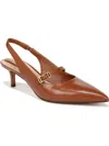 Franco Sarto Khloe Slingback Pointed Toe Pump In Brown