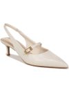 FRANCO SARTO KHLOE WOMENS LEATHER POINTED TOE SLINGBACK HEELS