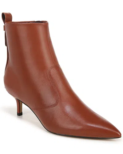 Franco Sarto Kura Leather Bootie In Brown