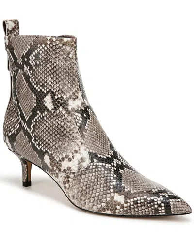 Franco Sarto Sofie Embossed Snake Print Bootie In Multi