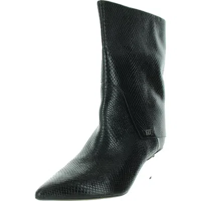 Franco Sarto L Alberta Womens Leather Mid-calf Boots In Multi