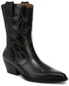 Franco Sarto Bianca Pointed Toe Western Boots In Black