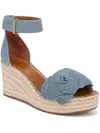 Franco Sarto Clemens-flower Espadrille Wedge Sandals In Multi