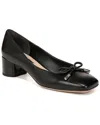 Franco Sarto Natalia Block Heel Pump In Black