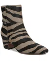 Franco Sarto L-saydie2 Leather Bootie In Animal Print