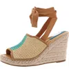 Franco Sarto Sierra Espadrille Wedge Sandals In Multi