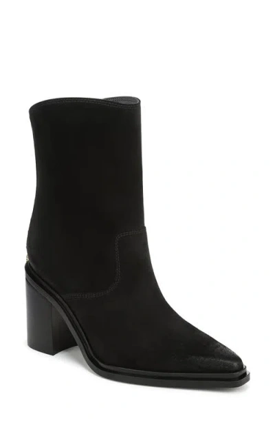 Franco Sarto Laken Block Heel Bootie In Black