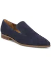 Franco Sarto Lany Womens Suede Slip On Loafers In Blue