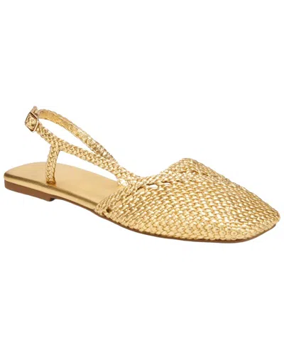Franco Sarto A-ilona Leather Slingback In Yellow