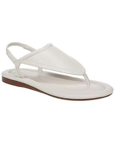 Franco Sarto L-jocelyn Leather Slingback Sandal In White