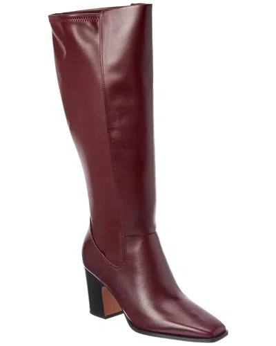 Franco Sarto L-jonie Leather Boot In Burgundy