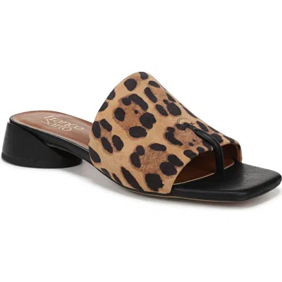Franco Sarto Loran Sandal In Leopard Print Suede