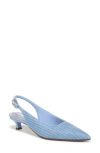 Franco Sarto Marlow Slingback Kitten Heel Pump In Blue