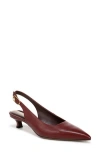Franco Sarto Marlow Slingback Kitten Heel Pump In Red