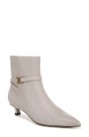 Franco Sarto Marnie Kitten Heel Bootie In Grey Leather