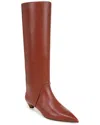 Franco Sarto Martin Pointed Toe Knee High Boot In Brown
