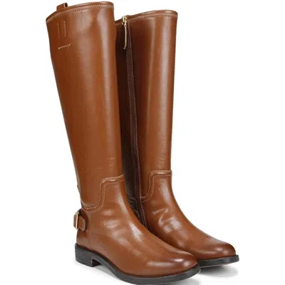 Franco Sarto Merina Women's Brown Faux Leather Knee High Riding Boots Lion294