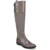 Franco Sarto Meyer 2 Womens Almond Toe Knee-high Boots In Gray