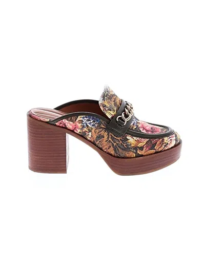 Pre-owned Franco Sarto Mule/clog In Brown