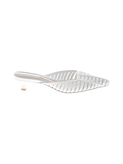 Pre-owned Franco Sarto Mule/clog In White
