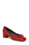 Franco Sarto Women's Natalia Block Heel Ballet Pumps In Red