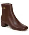 Franco Sarto Noah Square Toe Booties In Warm Brown