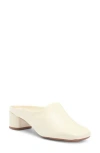 Franco Sarto Nolina Square Toe Mule In White