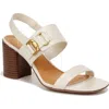 Franco Sarto Omyrah Block Heel Sandal In White