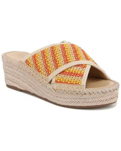Franco Sarto Pacifica Espadrille Platform Wedge Sandal In Orange