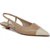 Franco Sarto Palmira Slingback Pointed Toe Pump In Sand