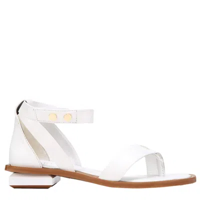 Franco Sarto Parker White Leather I4995l2100 Women's