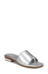 Franco Sarto Loran Slide Dress Sandals In Silver
