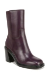 Franco Sarto Penelope Square Toe Bootie In Plum